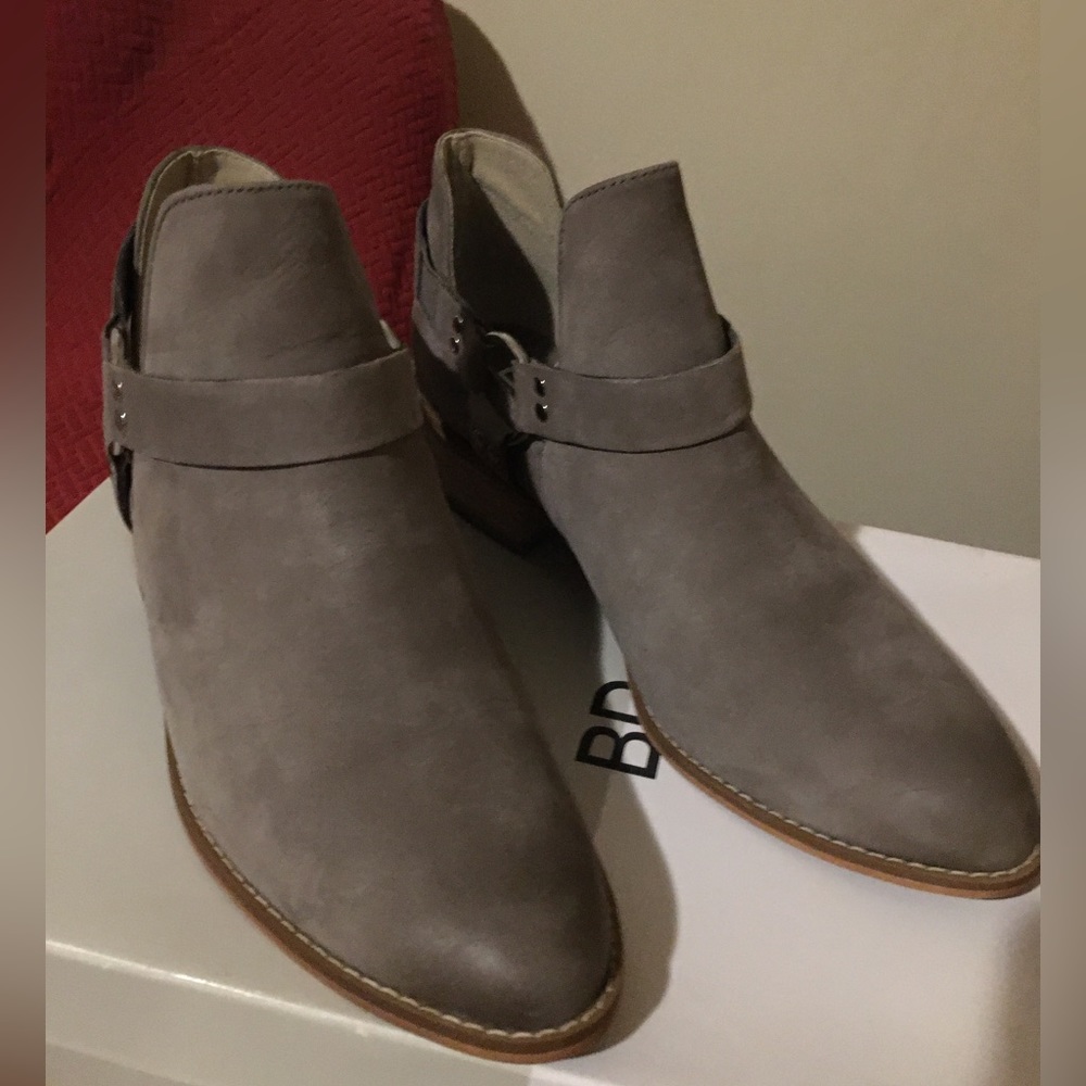 BP woman’s mushroom suede bootie
